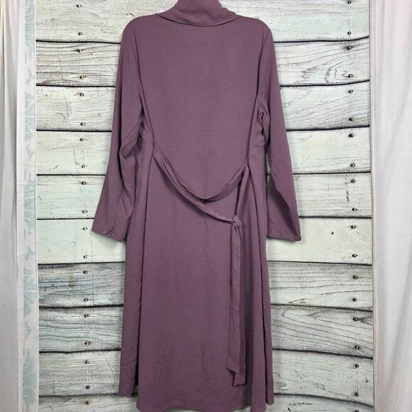 Rue 21 + Mauve Long Duster Cardigan Belted 1X - Picture 5 of 8